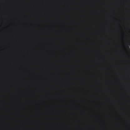 Saloos Womens Black  Polyester Basic Blouse Size 14 Square Neck