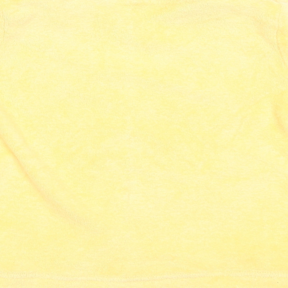 George Boys Yellow  Cotton Basic T-Shirt Size 6-9 Months V-Neck