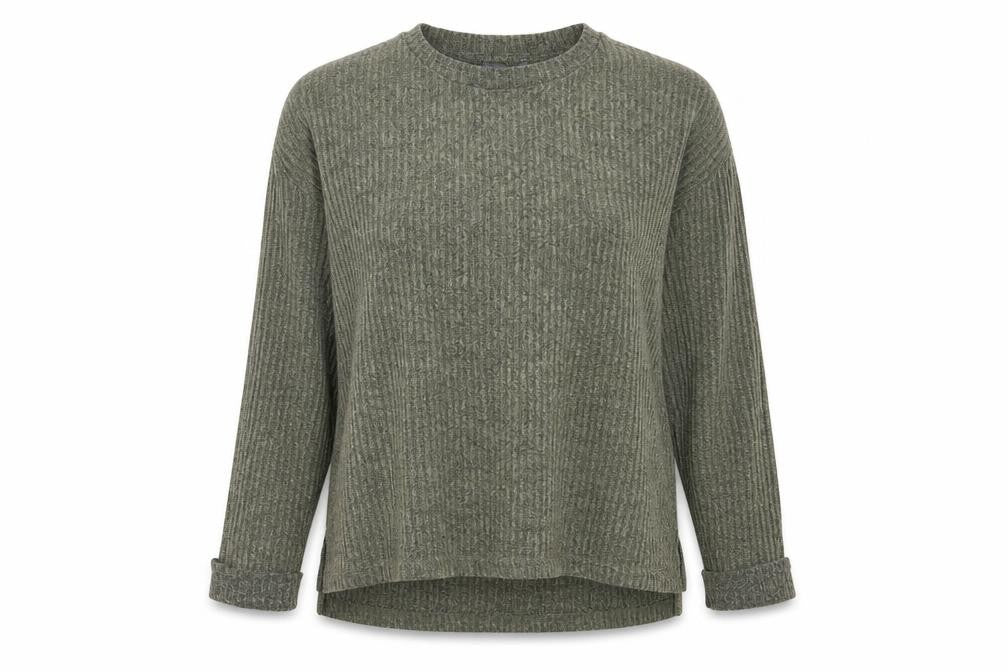 Primark Womens Green Round Neck  Polyester Pullover Jumper Size S
