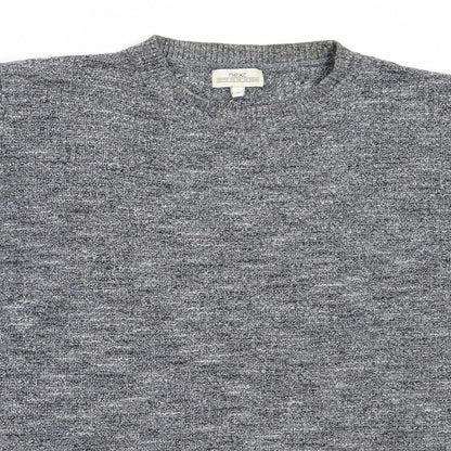Next Mens Blue Round Neck  Cotton Pullover Jumper Size M