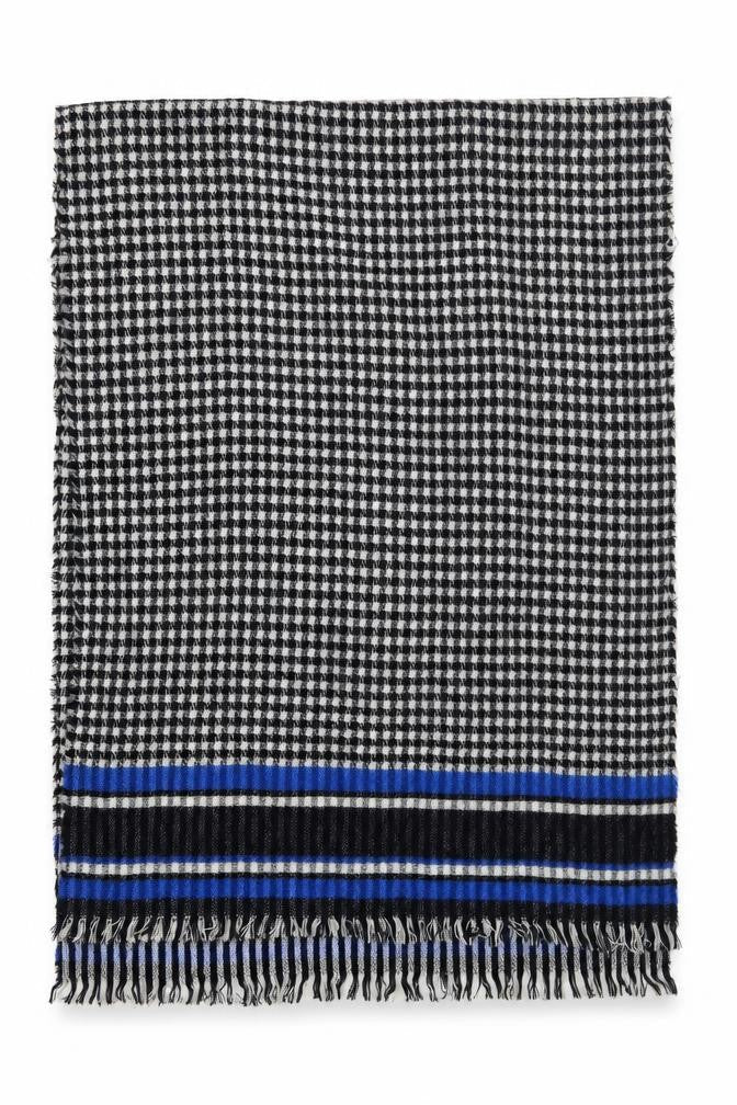Preworn Womens Black Check   Shawl/Wrap