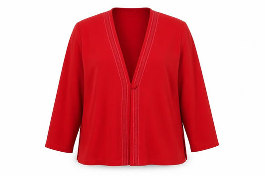 Ashley Collection Womens Red   Jacket Blazer Size XL  Button