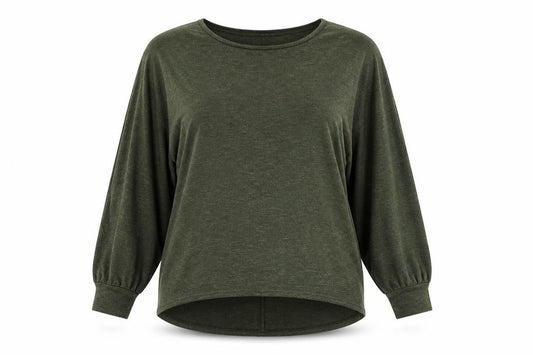 New Look Womens Green  Viscose Pullover Sweatshirt Size L  Pullover