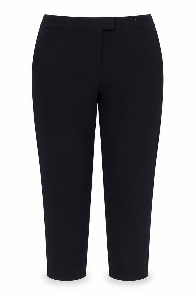 F&F Womens Blue  Polyester Trousers  Size 12 L27 in Regular Hook & Eye
