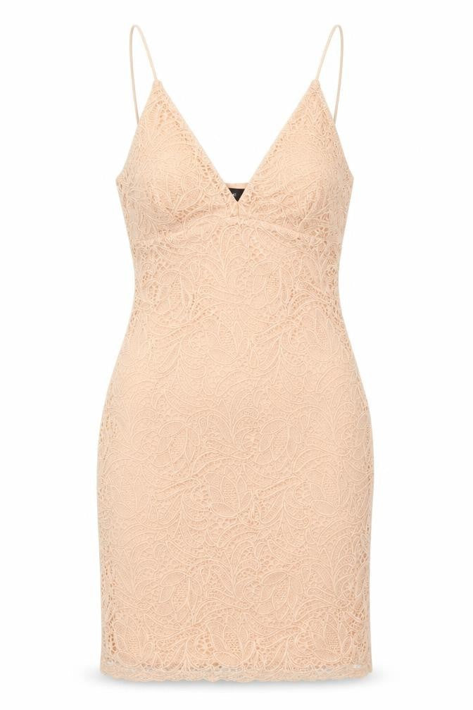 New Look Womens Pink  Polyester Bodycon  Size 6  V-Neck Pullover