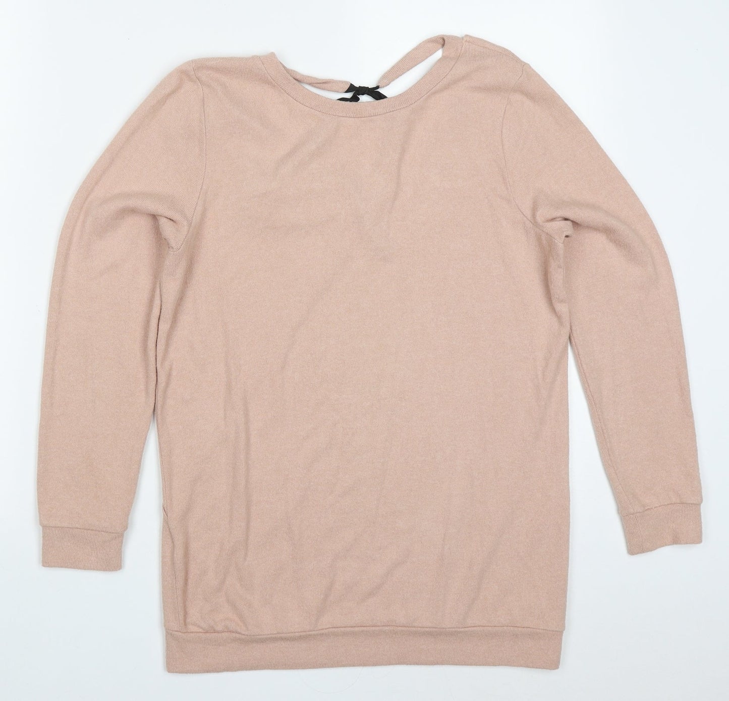 River Island Womens Pink  Polyester Pullover Sweatshirt Size 8  Pullover
