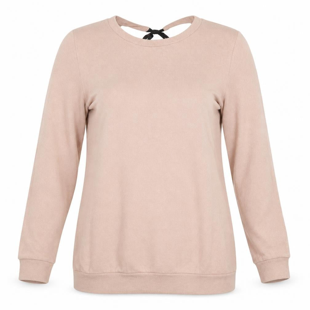 River Island Womens Pink  Polyester Pullover Sweatshirt Size 8  Pullover