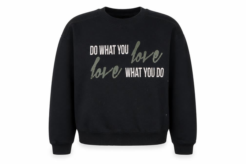 915 Generation Girls Black  Polyester Pullover Sweatshirt Size 12-13 Years