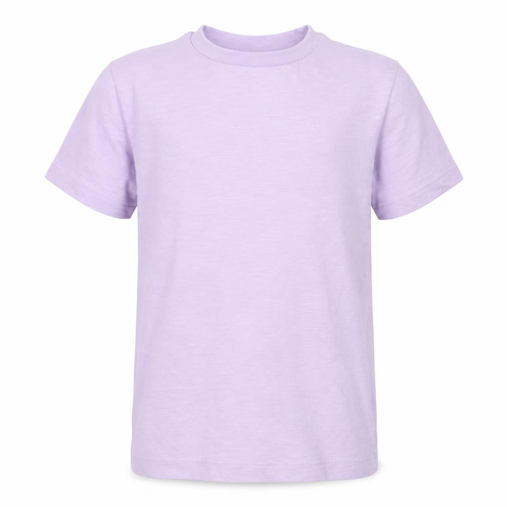 NEXT Girls Purple  Cotton Basic T-Shirt Size 4 Years Crew Neck
