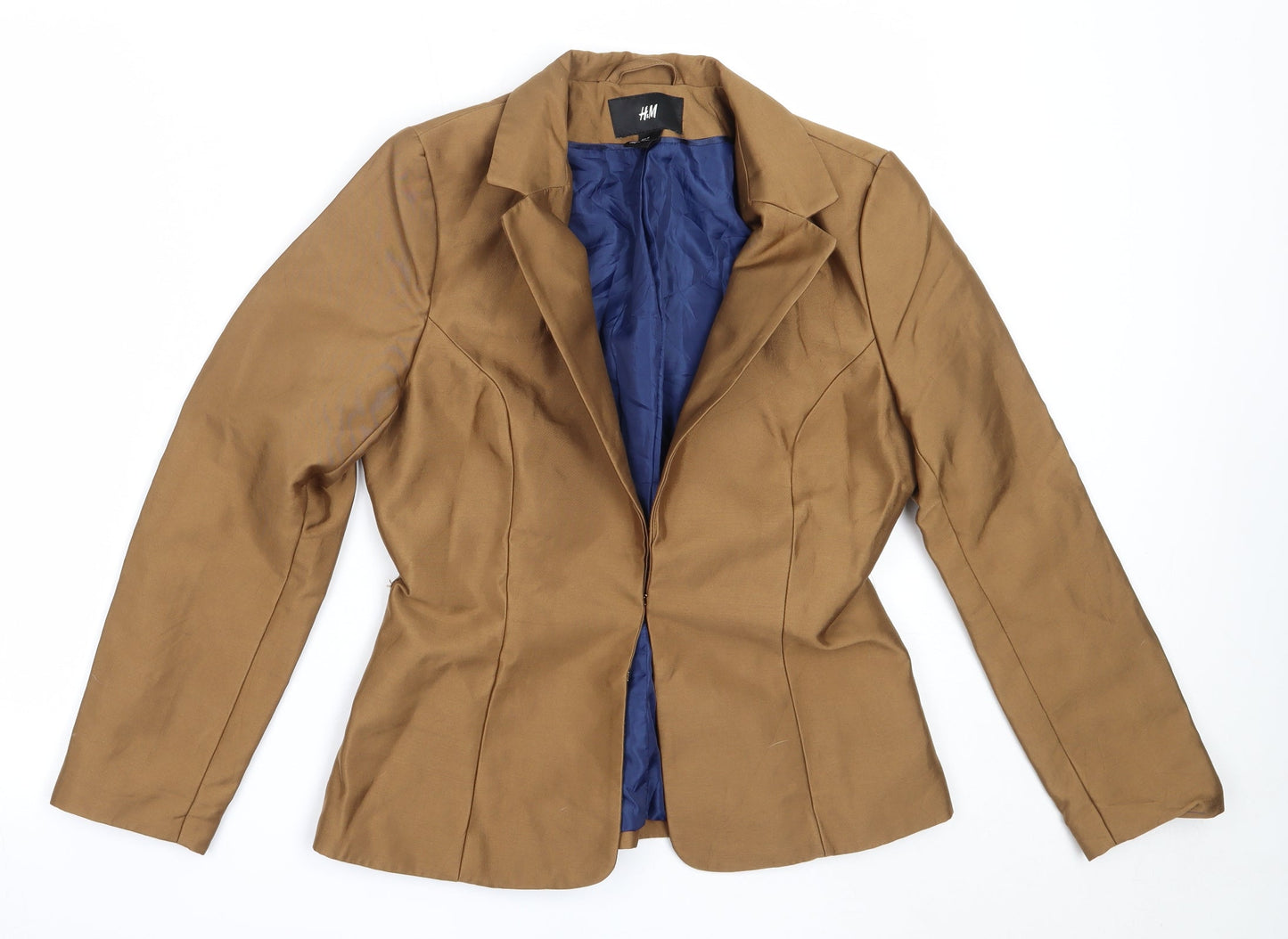 H&M Womens Brown   Jacket Blazer Size 36