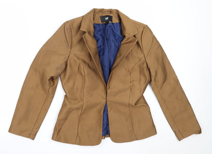 H&M Womens Brown   Jacket Blazer Size 36