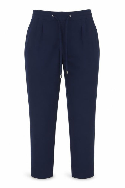 Oodji Womens Blue  Polyester Trousers  Size 40 L26.5 in Regular