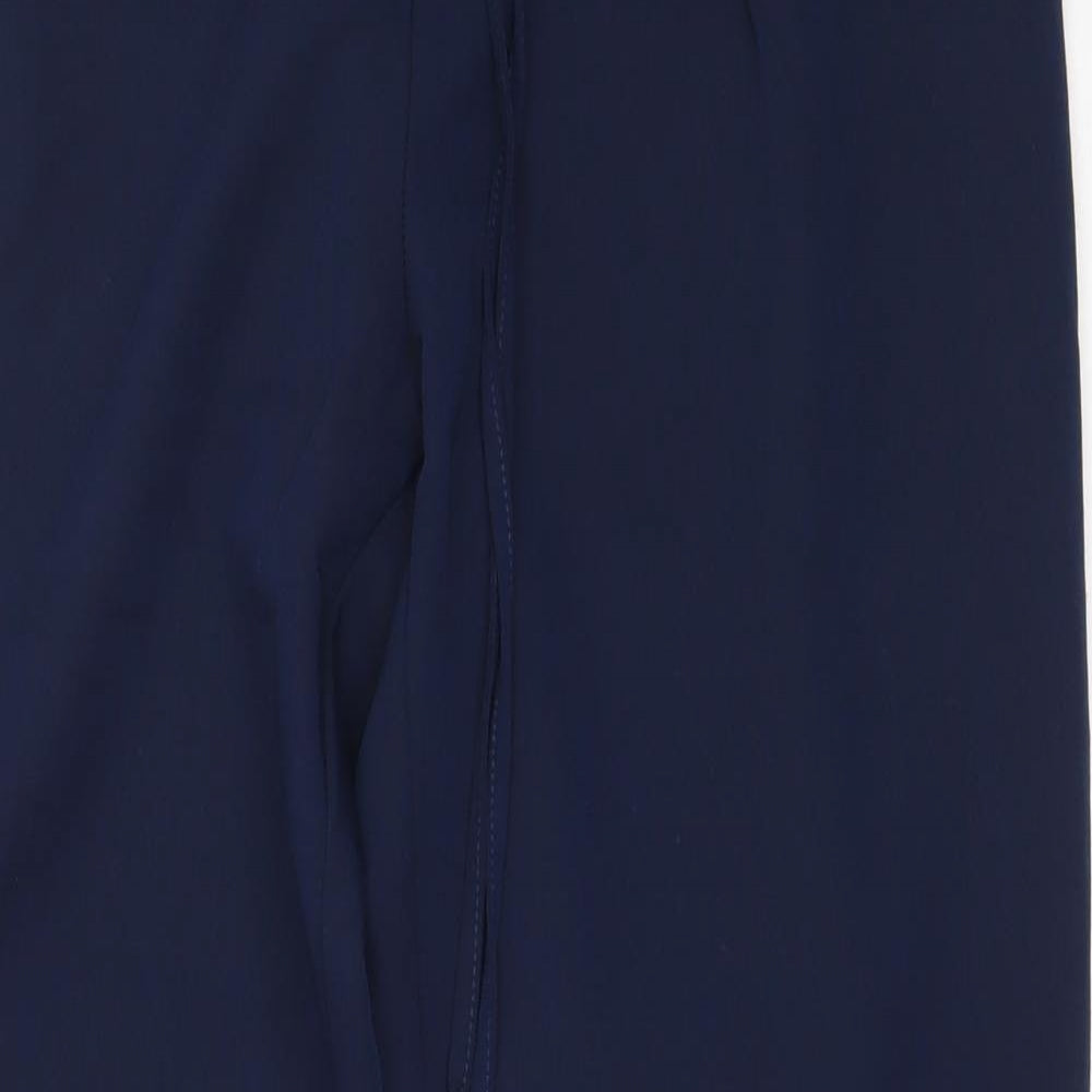 Oodji Womens Blue  Polyester Trousers  Size 40 L26.5 in Regular