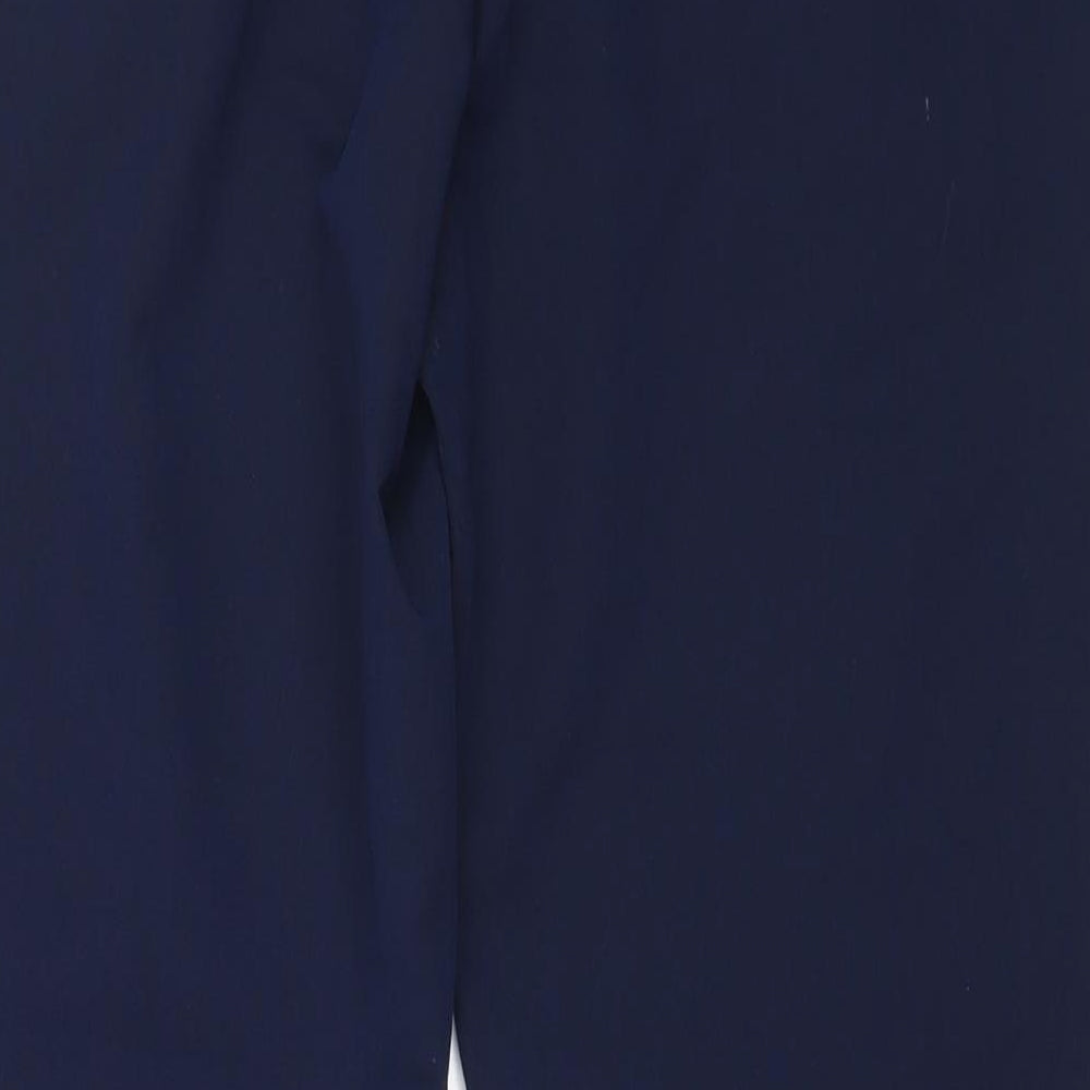 Oodji Womens Blue  Polyester Trousers  Size 40 L26.5 in Regular