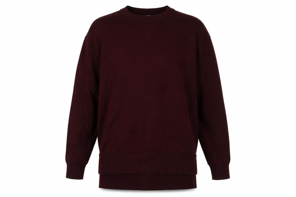 H&M Mens Red  Viscose Pullover Sweatshirt Size M