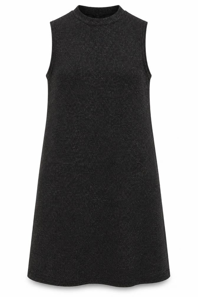 pe&co Womens Black  Polyester A-Line  Size 12  Halter Pullover - Sparkle