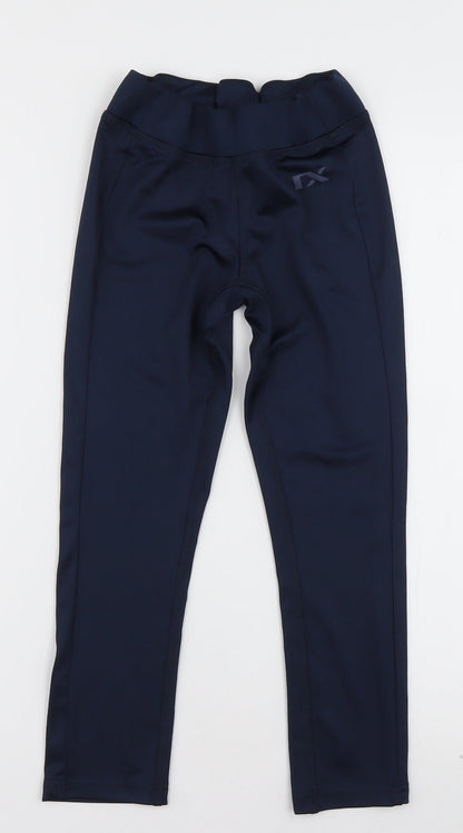 Next Girls Blue  Polyester Capri Trousers Size 9 Months  Regular