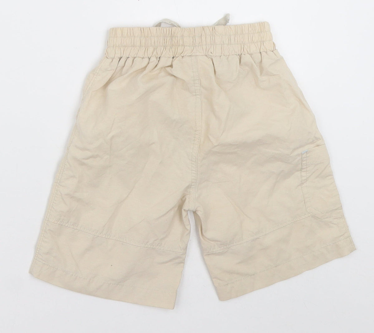 Reebok Boys Beige  Cotton Sweat Shorts Size 2 Years  Regular Tie