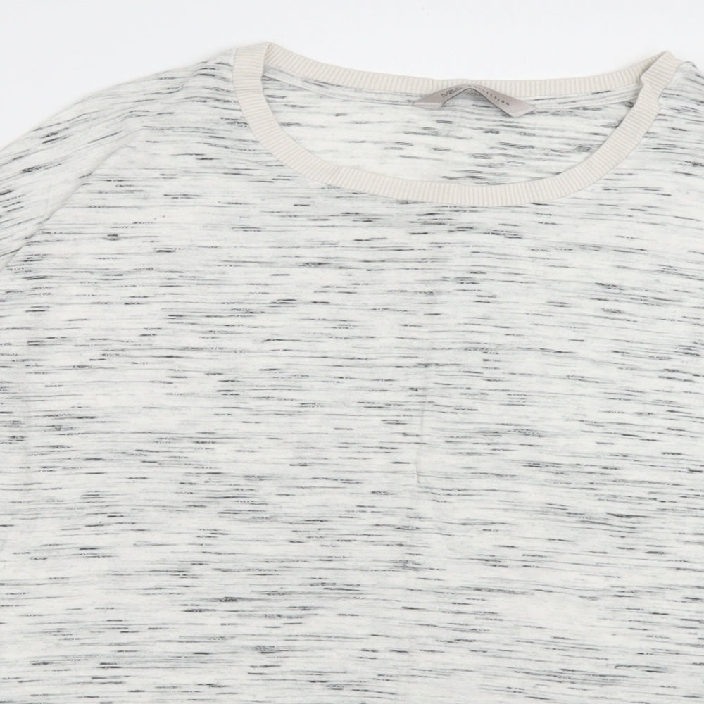 Marks and Spencer Womens Grey  Polyester Pullover Sweatshirt Size 14  Pullover