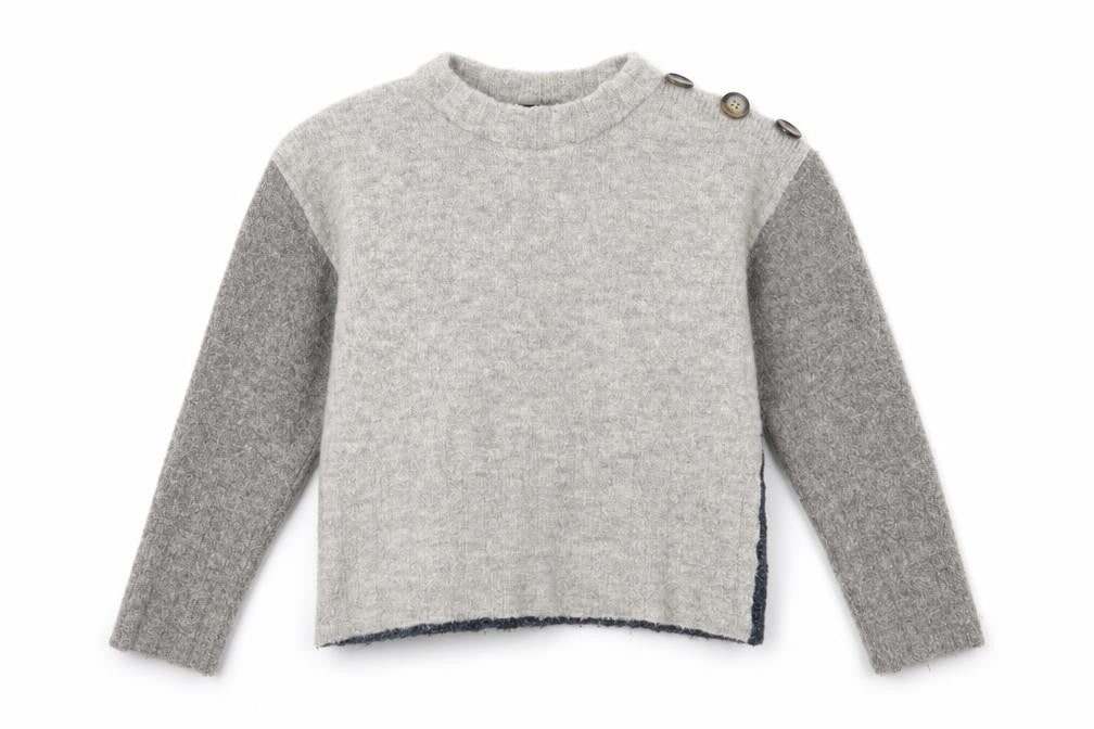 Marks & Spencer Womens Grey Crew Neck  Acrylic Pullover Jumper Size S