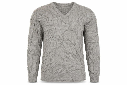 Marks & Spencer Mens Grey V-Neck  Acrylic Pullover Jumper Size M