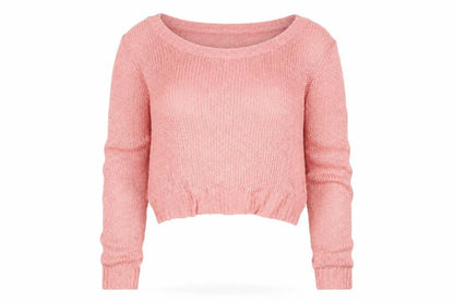 Divided Womens Pink Scoop Neck  Acrylic Pullover Jumper Size 10