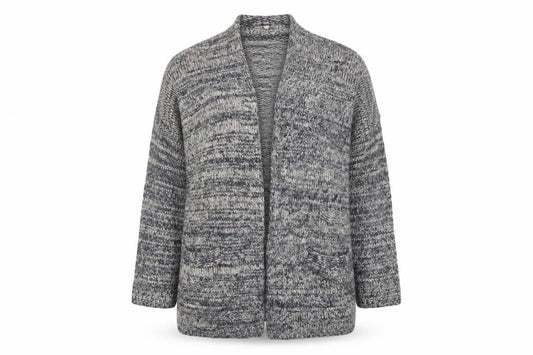 Preworn Womens Blue V-Neck  Wool Cardigan Jumper Size S