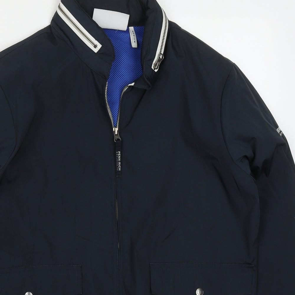 Penn Rich Womens Blue   Jacket Coat Size M  Zip