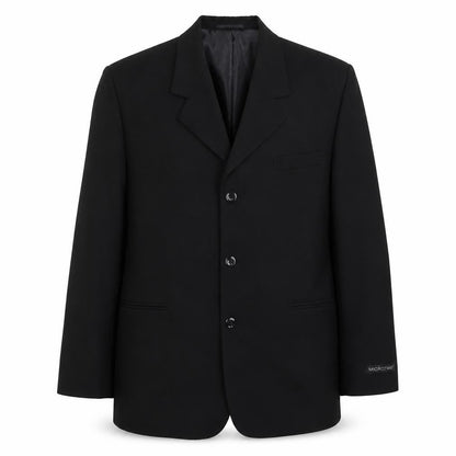 Barrington Bros Mens Black  Polyester Jacket Suit Jacket Size 40