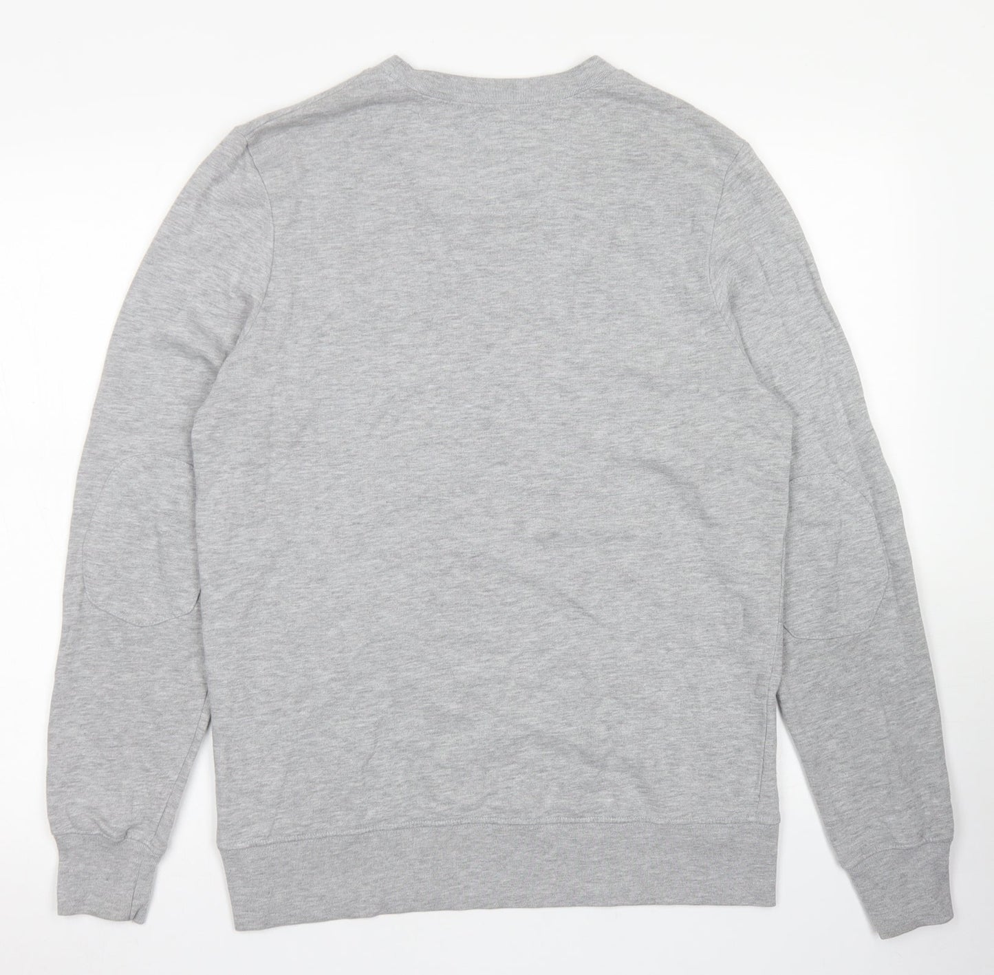 River Island Mens Grey  Cotton Pullover Sweatshirt Size S
