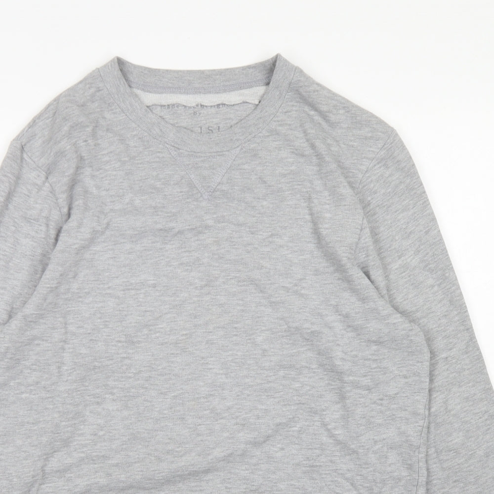 River Island Mens Grey  Cotton Pullover Sweatshirt Size S