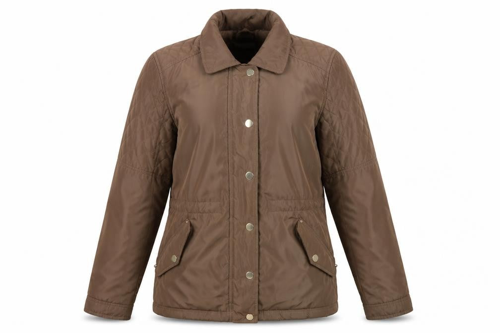 Classic Womens Brown   Jacket  Size 10  Zip