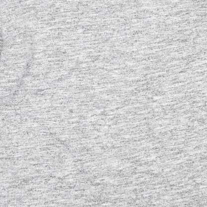 Nocozo Womens Grey V-Neck  Polyester Pullover Jumper Size 10