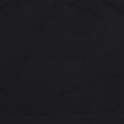 New Look Womens Black Round Neck  Polyester Pullover Jumper Size L