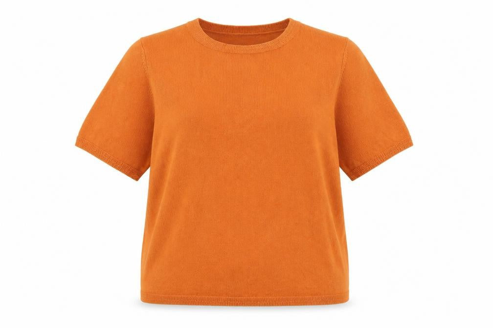 Marks & Spencer Womens Orange  Acrylic Pullover Sweatshirt Size 16  Pullover