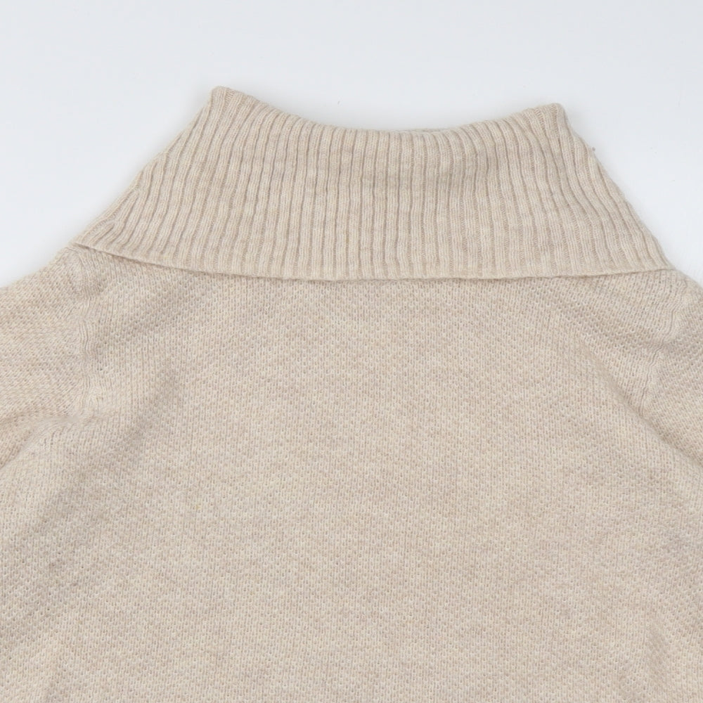 Marks and Spencer Womens Brown  Polyamide Pullover Sweatshirt Size 14  Pullover