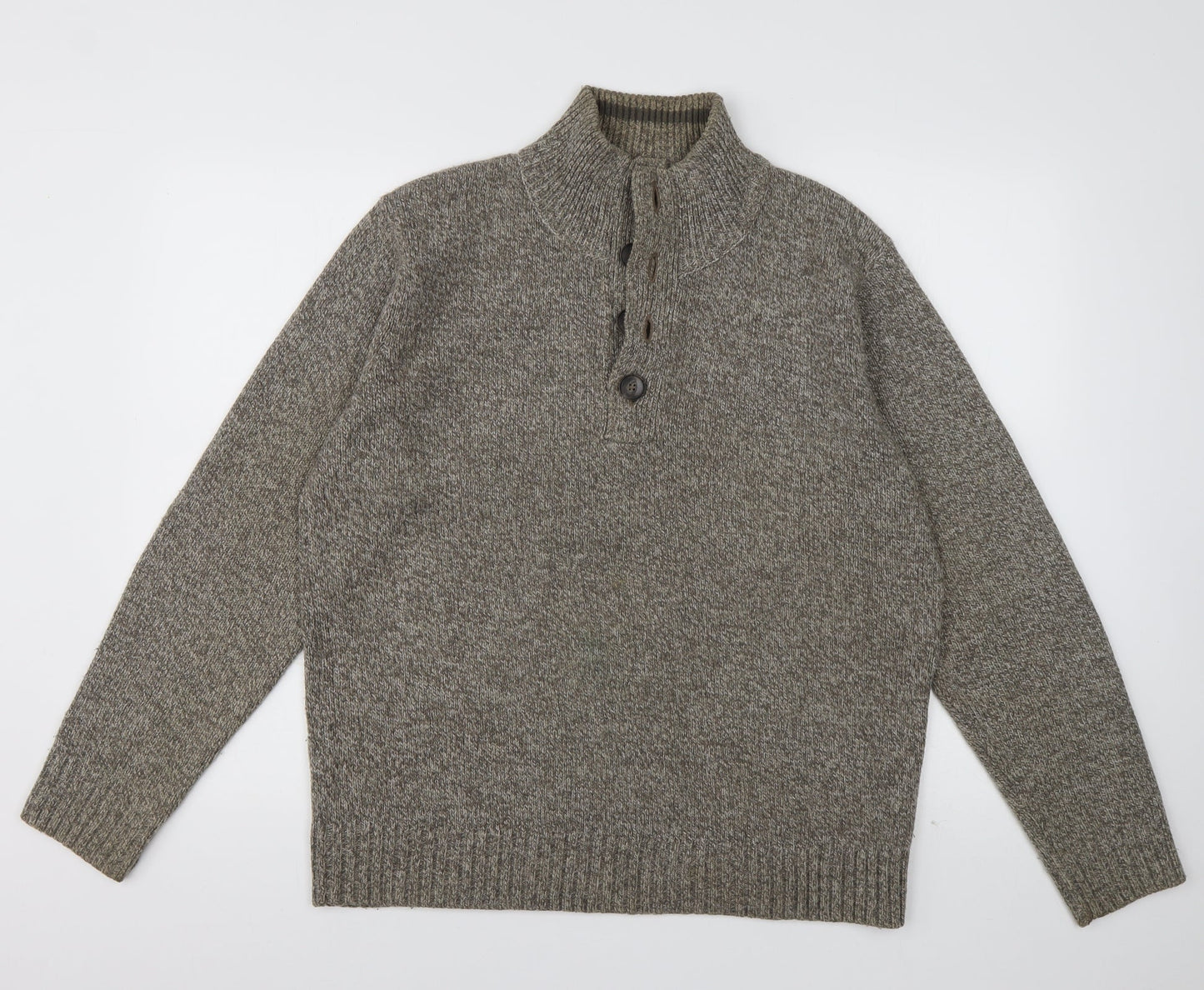 Marks and Spencer Mens Brown  Acrylic Pullover Sweatshirt Size M
