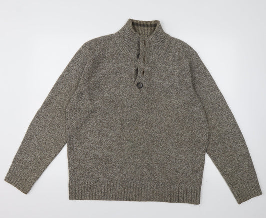 Marks and Spencer Mens Brown  Acrylic Pullover Sweatshirt Size M