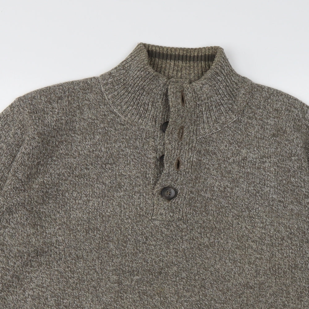 Marks and Spencer Mens Brown  Acrylic Pullover Sweatshirt Size M