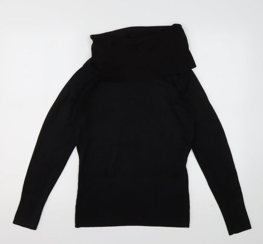 Principles Womens Black  Acrylic Pullover Sweatshirt Size 10  Pullover