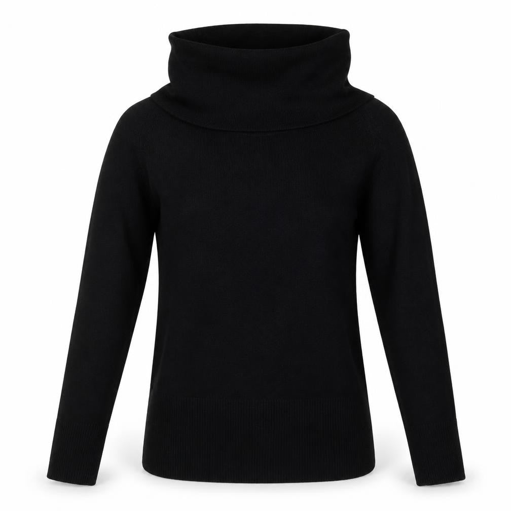 Principles Womens Black  Acrylic Pullover Sweatshirt Size 10  Pullover
