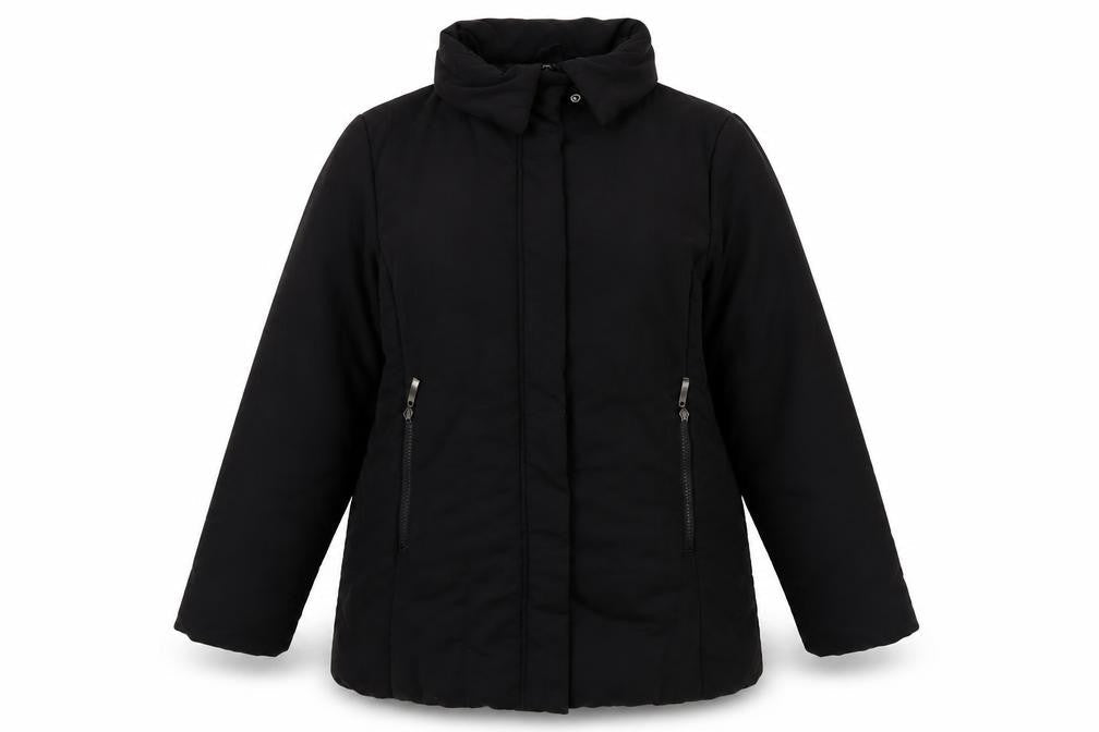 ys collection Womens Black   Overcoat Coat Size 14  Zip