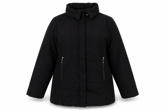 ys collection Womens Black   Overcoat Coat Size 14  Zip