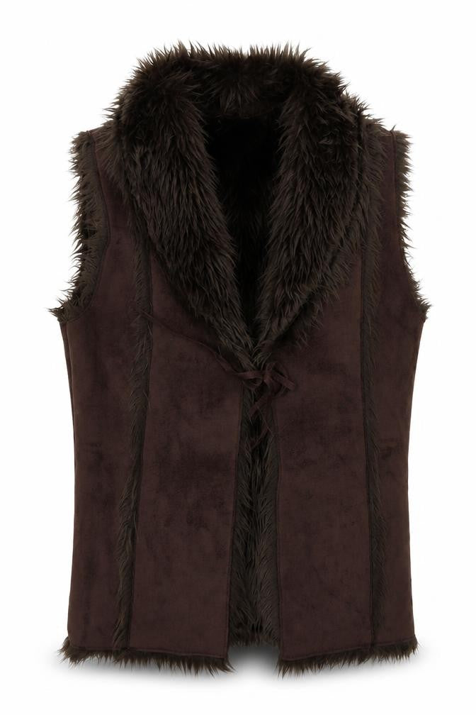 Primark Womens Brown   Jacket  Size 10  Tie