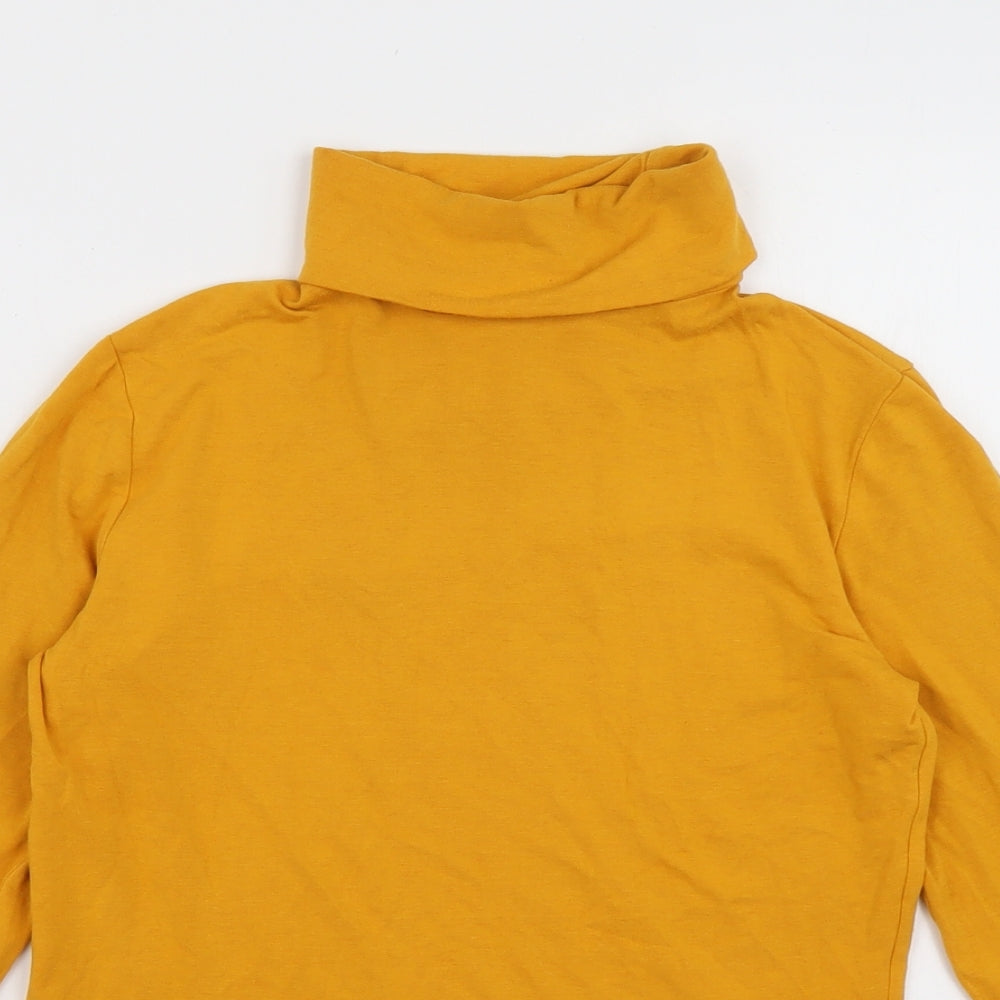 sainsburys Womens Yellow  Cotton Pullover Sweatshirt Size 10  Pullover