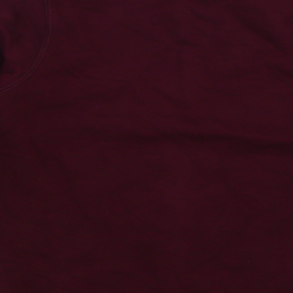 sainsburys Boys Red Crew Neck  Cotton Pullover Jumper Size 4 Years  Pullover