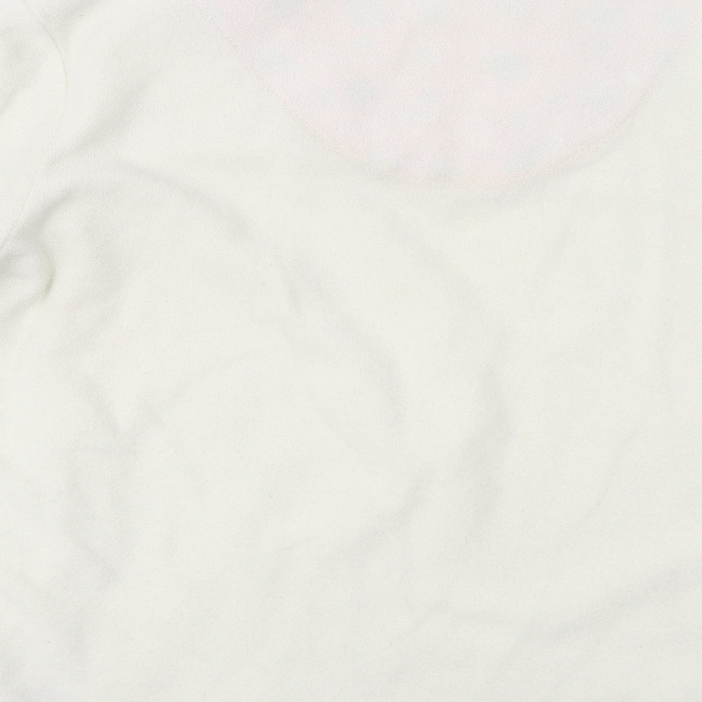 E-vie Womens Ivory Solid Polyester Top Pyjama Top Size 12