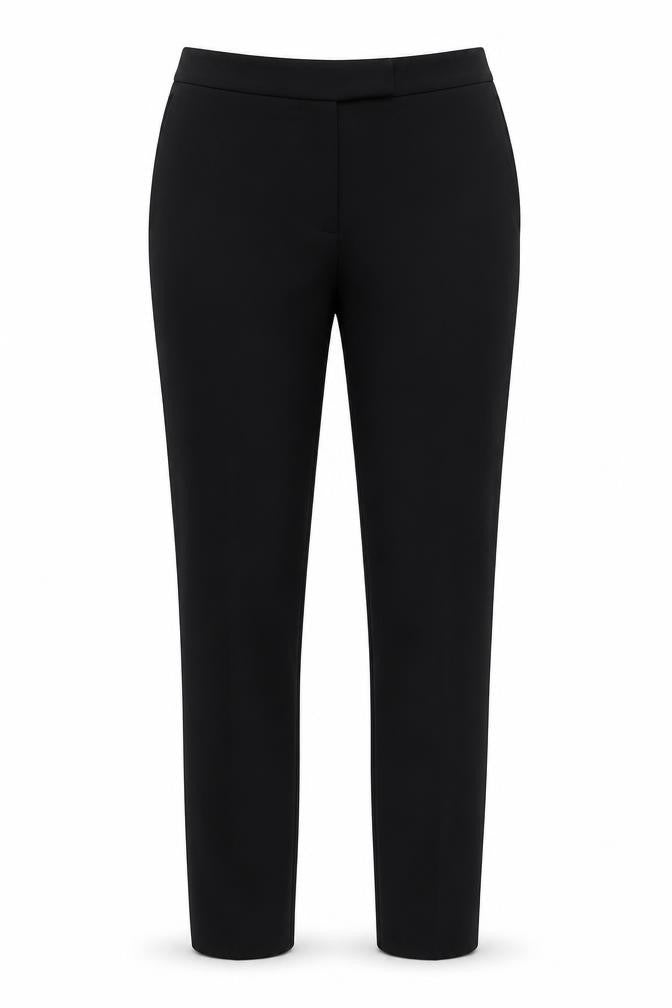 H&M Womens Black  Polyester Dress Pants Trousers Size 6 L32 in Regular Hook & Loop