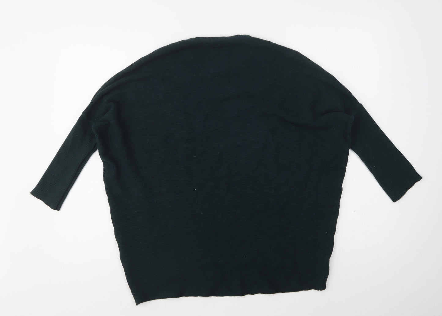Preworn Womens Green Crew Neck  Viscose Pullover Jumper Size L