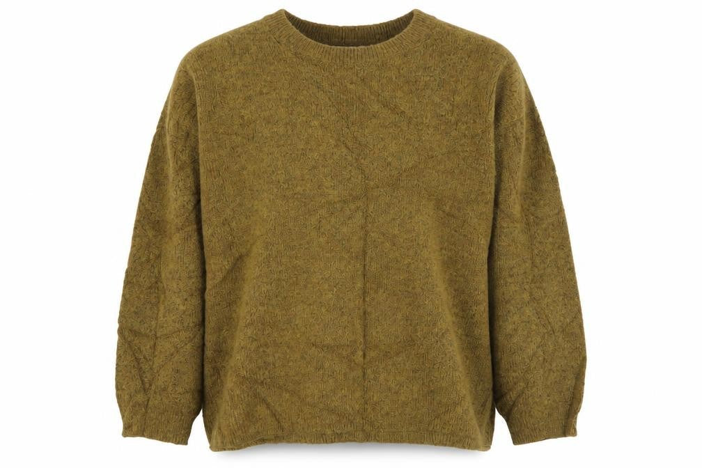 H&M Womens Green Round Neck  Acrylic Pullover Jumper Size XS